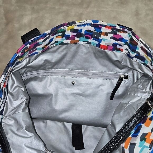 Kate Spade Signature Spade Quilted Bon Shopper Diaper Bag/ Tote Bag - Picture 12 of 13